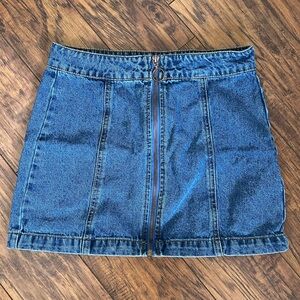 Denim Mini Skirt